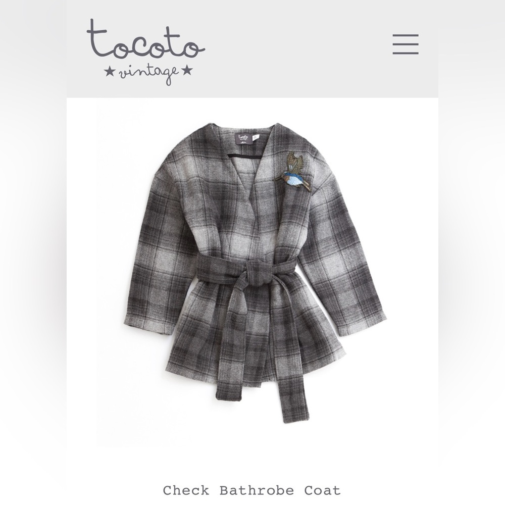 New Tocoto girls jacket 4Y